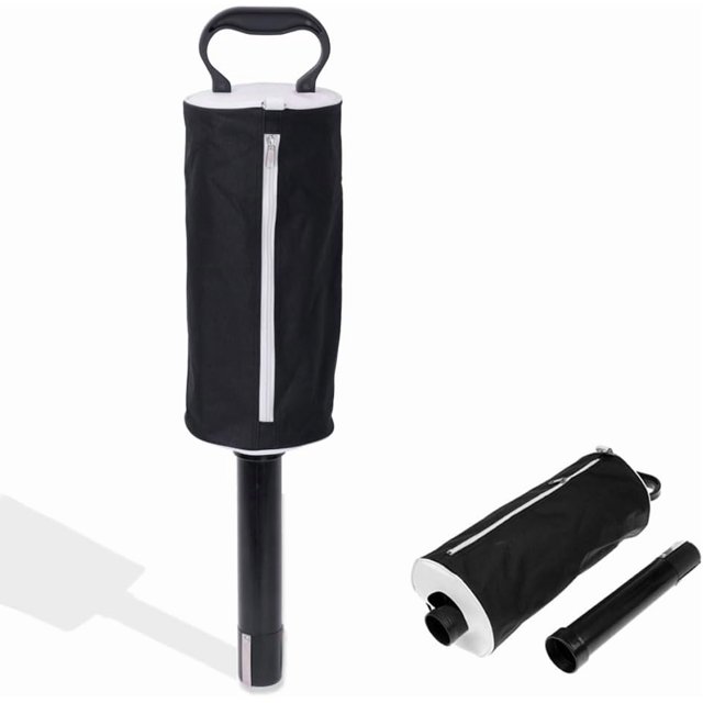 Huggegwe Sac de Récupération de Balles de Golf, Sac Portable Shag avec Tube Détachable, Sac de Rangement Shagger pour 70 Balles pour Entraînement de Golf CA919-144937