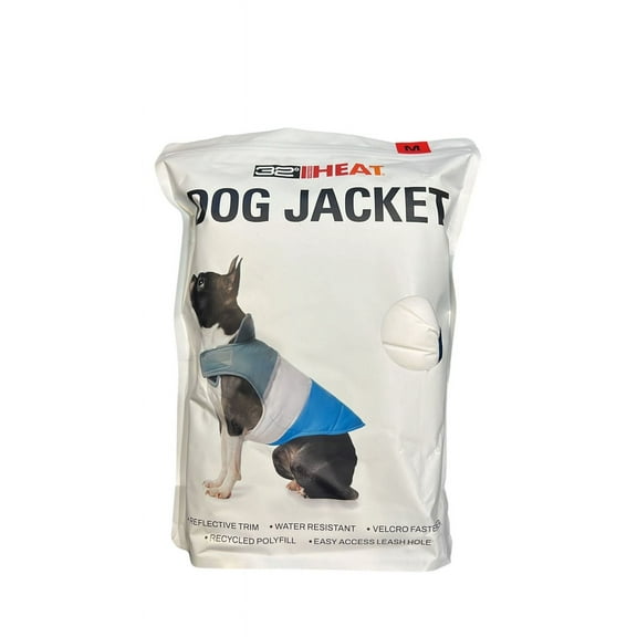 32 Degrees Heat Dog Jacket Reflective Stripe Medium