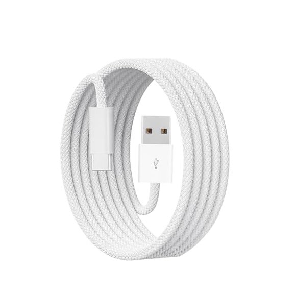 wonima11 3.3Ft Woven USB A to C Cable for Apple Carplay Cable for iPhone 17/17 Air/16/16e/15 Pro Max Plus Car Charger Charging Cord