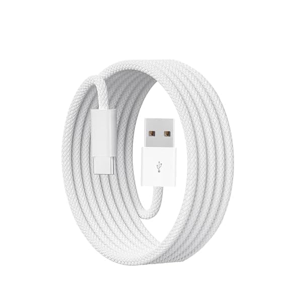 wonima11 3.3Ft Woven USB A to C Cable for Apple Carplay Cable for iPhone 17/17 Air/16/16e/15 Pro Max Plus Car Charger Charging Cord