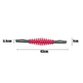 thumbnail image 2 of Massage Roller Stick, Cellulite Massager, Therapy Muscle Roller For Back, Fascia, Legs,Foot, Neck - Red, 2 of 5