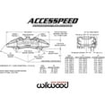 thumbnail image 2 of Wilwood 120-13431-RD Dynapro Forged DP6A Brake Caliper, 5.25" mt.-Red-Left-Hand 1.62 & 1.38" & 1.38" Pistons, .38" Disc, 2 of 2