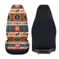 thumbnail image 4 of Uorisanigo Car Seat Cover Front Seats Only Full Set of 2, Ethnic Aztec Horse High Back Bucket Seat Cover Universal Fit Most Truck SUV Vans Auto Accessories Interior Cushion Protectors, 4 of 7