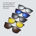 thumbnail image 4 of Unatoiry 5pack/lot Fashionable And Functional Magnetic Clip On Glasses For Helper Type 2 1Set, 4 of 6