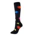 thumbnail image 1 of Black Stockings Compression Socks Compression Socks Elastic Socks Sports Socks Yoga Socks, 1 of 4