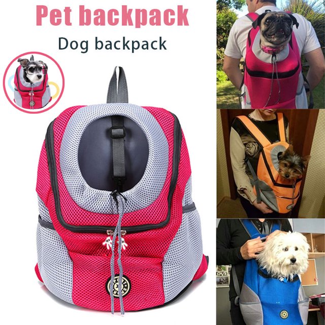 CAROOTU Comfortable Small Dog Backpack Travel Breathable Mesh Puppy Dogs Carrier Bags