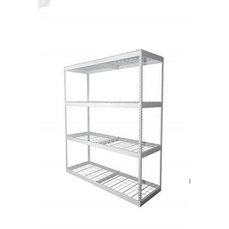 Saferacks 2 D X 6 W X 7 H Garage Shelving Unit White Steel
