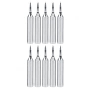 NFTIGB 10Pcs 900M-T-1C Lead-Free Copper Soldering Iron Tips Replacement Accessory for High-Strength Welding Multi-Purpose Precision Electronic Tool Kit