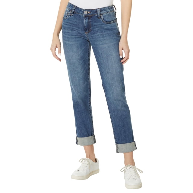 Jean de Mujer KUT from the Kloth Catherine Boyfriend Tiro Medio