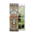 thumbnail image 2 of MKHERT Viking Pirates Skull Window Curtain Living Room,Bedroom Window Drapes 52x84 inch, 2 of 3