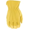 thumbnail image 2 of West Chester Protective Gear Driver Gloves - Premium Grain Cowhide Leather - XL, Yellow, 2 of 7