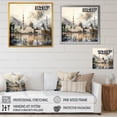 thumbnail image 4 of Designart "Masjid al-Haram Mosque Prophet’s III" Spiritual Framed Wall Art Decor - Global Grey Islam Entryway Framed Wall Art Print, 4 of 6