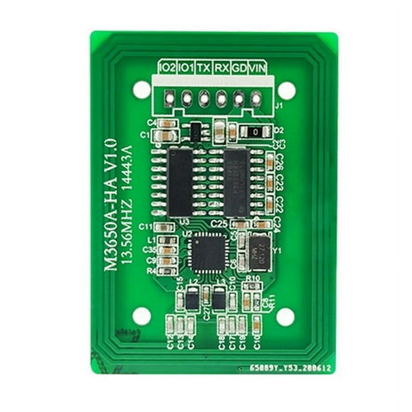 M3650A-HA RFID Reader Writer 13.56MHz IC Card Reader RS232 3.3-5V RFID Tag Reader F08 S50 S70 Card Reader Module