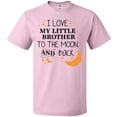 thumbnail image 3 of Inktastic I Love My Little Brother to the Moon and Back T-Shirt, 3 of 5