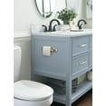 thumbnail image 2 of Amerock Highland Ridge Golden Champagne Pivoting Double Post Toilet Paper Holder, 2 of 8