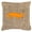 Orange, variant on Alligator Burlap and Brown Indoor & Outdoor Decorative Fabric Pillow - 18 x 18 in.