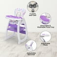 TOBBI 3in1 High Chair for Babies and Toddlers, Table and Chair Set