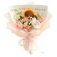 thumbnail image 4 of Ramo de flores de crochet ya hecho Arreglos de flores artificiales Rosa de crochet flor rosa, 4 of 9