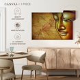 thumbnail image 4 of Elephant Stock Thinking Buddha Wall Art - Horizontal Canvas Wall Art - Living Room Wall Decor - People Canvas - Yellow And Brown Decor - 24" x 16", 4 of 4
