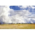 thumbnail image 2 of Bluebird Barn 24x17 Black Ornate Wood Framed with Double Matting Museum Art Print Titled - Big Blue Sky, 2 of 4