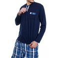 thumbnail image 2 of Pijama Hombre Playera Tejido De Punto ALG. Pantalon Popelina, 2 of 8