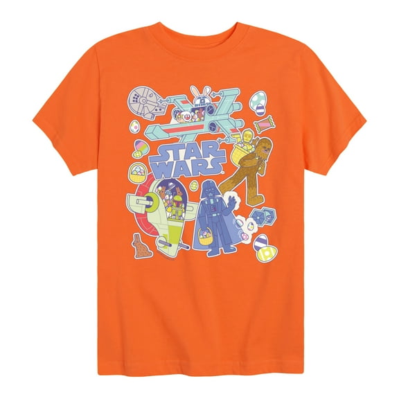 Star Wars - Easter Sticker - Toddler And Youth Short Sleeve Graphic T-Shirt