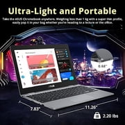 ASUS Chromebook 11.6 Intel Celeron N3350, 4GB RAM, 32GB eMMC, Intel UHD Graphics, Chrome OS, Gray