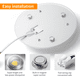 thumbnail image 5 of PANEL de anillo LED de 60 W, 50 W, 36 W, 24 W, 18 W, 12 W, luz circular, panel de techo LED redondo, lámpara circular, CA 220 V, 230 V, 240 V, luz LED, 5 of 5