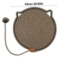 thumbnail image 2 of Yonrjhukm Woven Pet Scratch Pad with Toy, Interactive Cat Scratching Board for Furniture Protection, Indoor Pet Grinding Claw Toy, Sisal Rope Cat Exercise Mat, 2 of 7