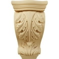 thumbnail image 2 of Ekena Millwork 8"W x 6 1/2"D x 15"H Large Farmingdale Acanthus Corbel, Alder, 2 of 4