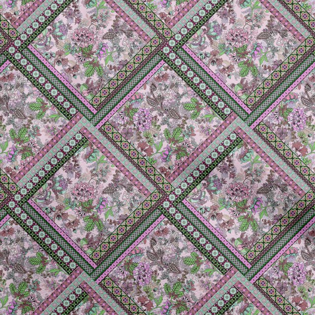 oneOone Cotton Poplin Pink Fabric Floral Craft Projects Decor Fabric Printed By The Yard 56 Inch Wide