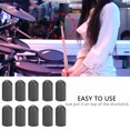 thumbnail image 1 of Rdeghly Embouts de Pratique de Tambour, Embouts de Remplacement de Tambour, 10 Pcs Embouts de Pratique Silencieux en Silicone Accessoire d'Instruments de Musique, 1 of 7