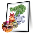 thumbnail image 1 of Cuadros Decorativos Decoraciones navideñas Kit de pintura de diamantes Decoración de taladro en forma especial parcial (KA451) Likrtyny embutido en tela, 1 of 8