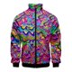 thumbnail image 3 of Chaqueta informal con cremallera para hombre y mujer, ropa de primavera y otoño, con estampado lavado, camisetas de manga larga, chaquetas cómodas hawaianas, abrigos para hombre, 3 of 5