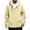 Beige, variant on Men's Fashion Sherpa Hoodie Long Sleeve Hooded Fleece Jacket Men Casual Thicked Warm Winter Coats with Pocket White M