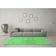thumbnail image 3 of Ahgly Company Indoor Square Abstract Emerald Green Modern Area Rugs, 4' Square, 3 of 4