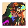thumbnail image 1 of Hawk in Pop Art - Canvas, 1 of 10