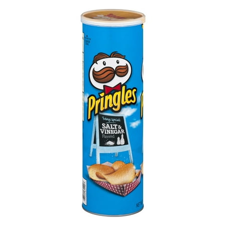 Pringles Chips Salt & Vinegar, 5.96 OZ - Walmart.com
