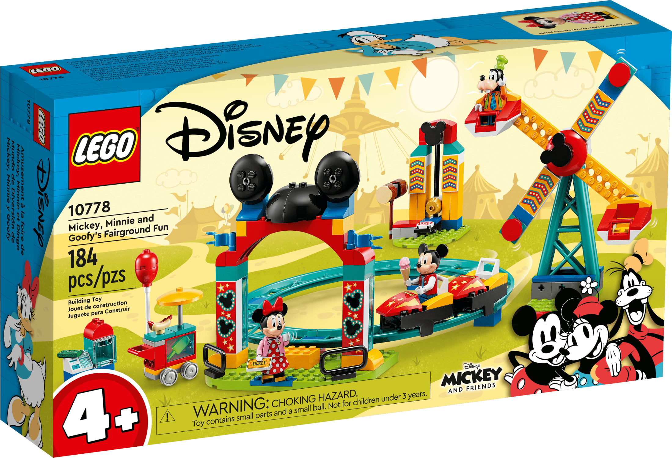 LEGO, Disney Mickey and Friends, Set 10778, 3 Amusements - Walmart.com