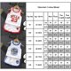 thumbnail image 2 of Basketball Training Suit Kits Tank Top Shirt + Shorts Set - Perfect White Golden State Warriors 30 24-36 Months, 2 of 4
