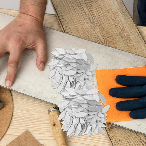 WASHWEPE 150Pcs Small Mirrors for Crafts with Glass Material and Petal Shape Style