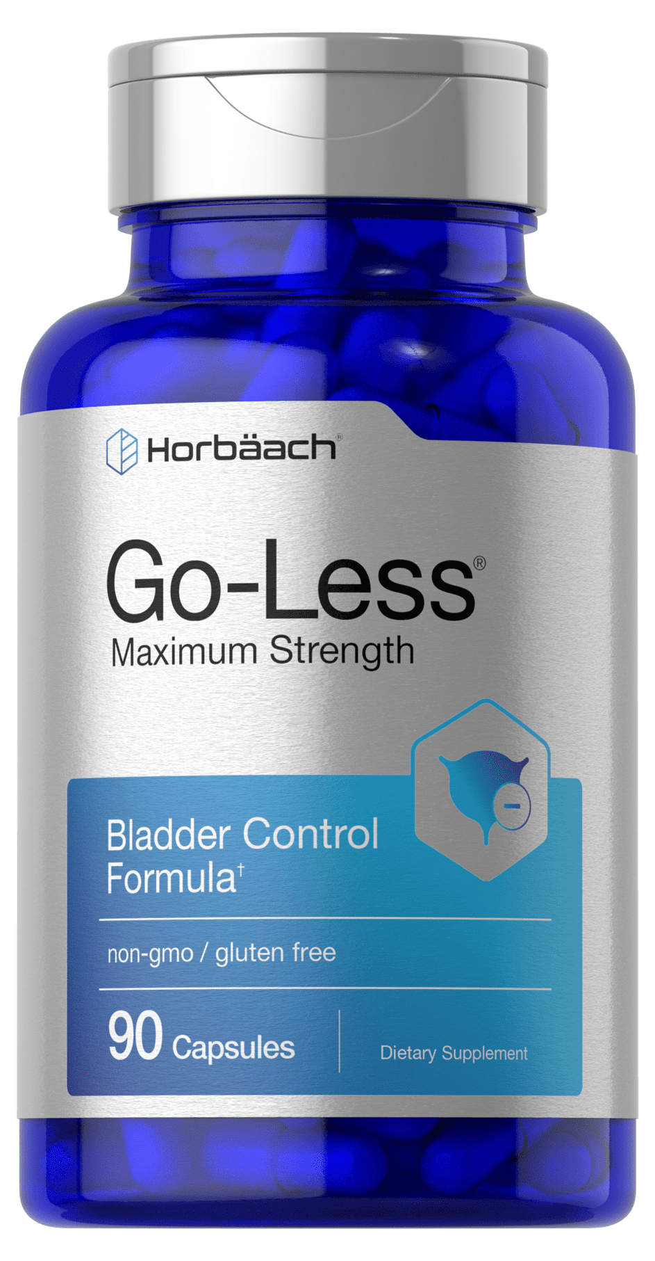 Go Less Bladder Control Pills 90 Capsules for Women and Men by