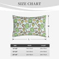 thumbnail image 4 of Yiaed Frog With Sweet Print Brushed Microfiber Envelope Pillowcases, Standard,Envelope Closure Pillow Cases(Without Pillow Core)-16"x24", 4 of 6