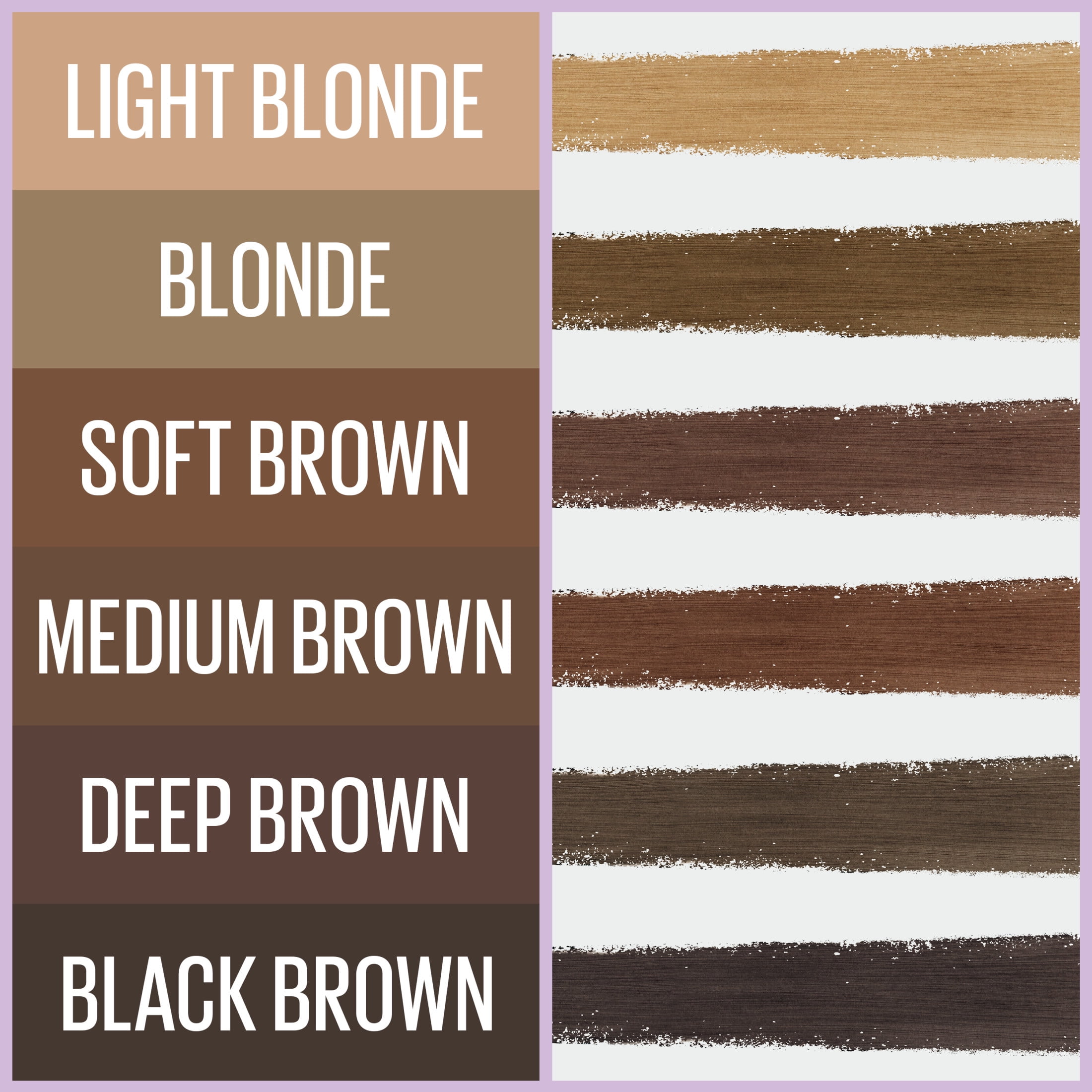 (4 pack) Maybelline Express Brow 2-in-1 Pencil and Powder Eyebrow Makeup, Soft Brown