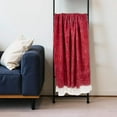 thumbnail image 6 of 52" X 67" Red and White Woven Wool Blend Throw Blanket, 6 of 6