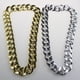 thumbnail image 3 of Collar con cadena de oro, collar de hip hop, collar de discoteca para hombre, accesorios de collar multifuncionales, 3 of 5