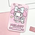 thumbnail image 1 of Sanrio Hello Kitty Card Holder Girl Student PVC Hanging Neck Card Bag Cartoon Kuromi Melody Anti-degaussing Card Protective Case FGS, 1 of 7
