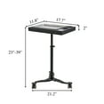 thumbnail image 4 of Akasha Tattoo Tray Protable Rolling Workstation Tattoo Ink Tool Tray with Lockable Wheels Adjustable Height 23" to 39", 4 of 4