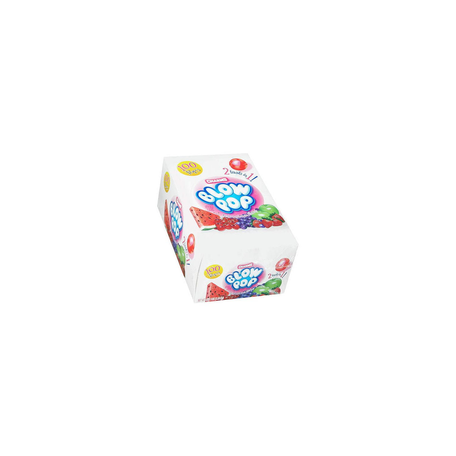 Charms Blow Pop, Assorted, 100-Count Pops