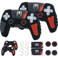thumbnail image 1 of AARONMEI PS5 Controller Silicone Cover Skin Black Spider Man Theme With Joystick Caps, 1 of 8